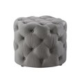 thumbnail image 2 of Inspired Home Sandy Ottoman Allover Tufted Round Modern Contemporary 1 PC, 2 of 7