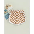 thumbnail image 5 of Hirigin Toddler Baby Boy Girl Summer Shorts Checkerboard Plaid Pants 6 12 18 Months 2T 3T Elastic Waist Drawstring Jogger Short Pants, 5 of 8