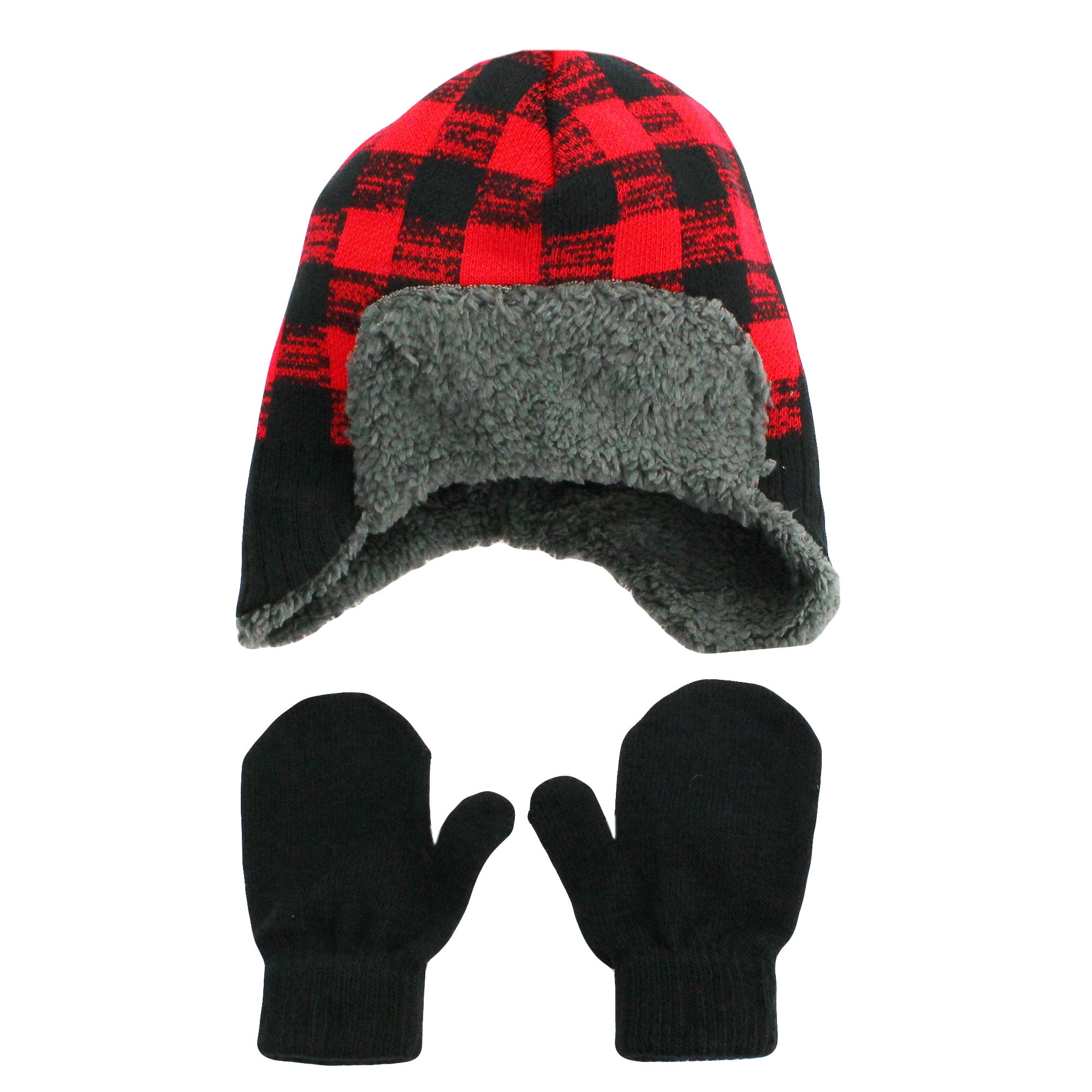 red toddler winter hat