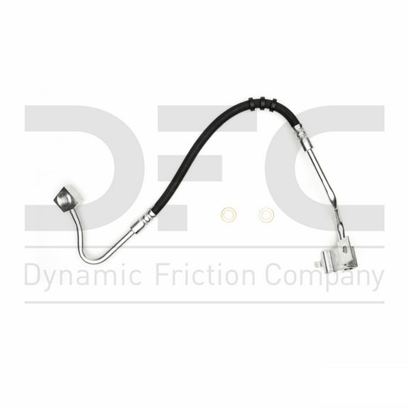 Rear Right Dynamic Friction Company Brake Line Hose 350-54181 For 2003-2005 Ford Thunderbird, 2003-2006 Lincoln LS