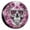 Sugar Skull Skeleton Flower Pink 06, variant on KAKALAD Sugar Skull Skeleton Flower Pink 06 Spare Tire Cover Universal Vehicle Accessories Buckle Car Tools 14”in