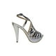 thumbnail image 2 of SANDALIA TACON VESTIR LEON MUJER DAMA PLATA ESPEJO 76595 (12CM) LEON 76595, 2 of 3