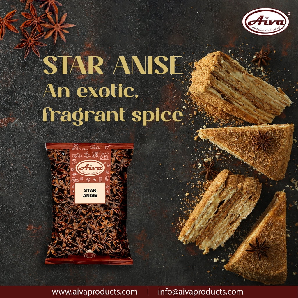 Aiva Whole Star Anise Seeds |  Perfect for Cooking Spice | 14 oz (Pack of 20)