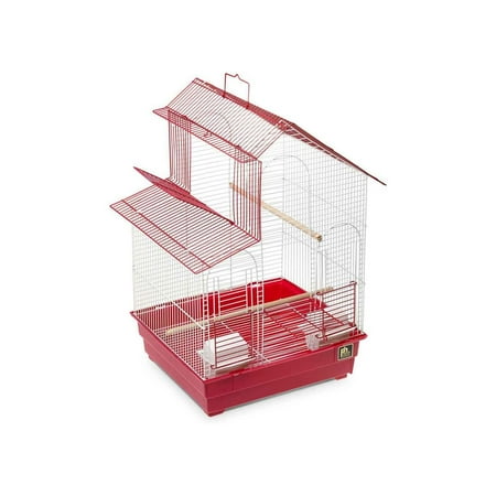 Prevue Pet Products Parakeet House Bird Cage Red SP41614-2