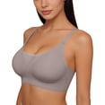 thumbnail image 6 of qelini Lace Bras for Women Thin Strap Wireless Breathable Bralettes Side Support Seamless Everyday Tshirt Bra, 6 of 7