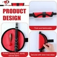 thumbnail image 5 of 4 Pack Fishing Lure Covers 6" Lure Wraps for Fishing Rod Hook Cover Bait Storage Protector Easily See Bait Glove to Keep Fishermen Safe(Red), 5 of 5