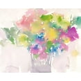 thumbnail image 2 of Dixon, Samuel 32x26 White Modern Wood Framed Museum Art Print Titled - Floral Moment I, 2 of 4