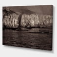 thumbnail image 3 of Designart ' Gold Cliffs Over Sea In The Fog ' Modern Canvas Wall Art Print, 3 of 4