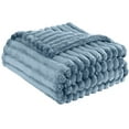 thumbnail image 1 of Sofa Wool Blanket Soft Warm Decorative Striped Throw for Living Room Bedroom Use, 1 of 5