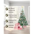 thumbnail image 4 of RED VELVET Árbol de Navidad Nevado de 180 cm - Pino Frondoso con Acabado , Perfecto para Decoración Festiva y Creación de Ambientes Acogedores en Hogares y Oficinas, 4 of 6