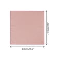 thumbnail image 2 of INSPIRAR CHIC Pañuelos de algodón para hombres en el Día del Padre, pañuelo de bolsillo de color sólido para hombres, marrón rosado, talla única, 2 of 4