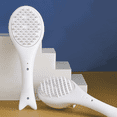 thumbnail image 3 of Pet Massaging Tool Easy to Remove Loose Undercoat Brush, White, 3 of 5