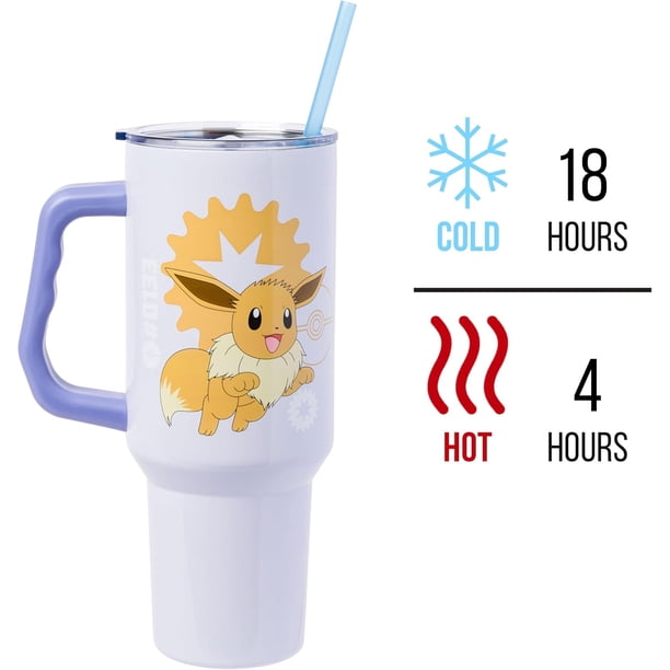Silver Buffalo Pokémon Double Walled Stainless Steel Tumbler with