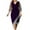 Purple, variant on Hvyesh Women's Plus Size Sequin Prom Dress Trendy Mesh Half Sleeve Velvet Bodycon Dress Summer Long Formal Wedding Guest Dress