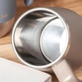 thumbnail image 4 of 17oz (500ml) Insulated Coffee Mug Stainless Steel Coffee Mug Travel Tumbler Cup with Lid And Handle-Blue, 4 of 9