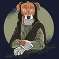 thumbnail image 3 of CafePress - Mona Lisa Dog Sweatshirt - Classic Crew Neck Sweatshirt, 3 of 4