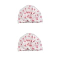 thumbnail image 4 of Advancent Gorros secos para ducha Estampado de flores Impermeable Reutilizable Elástico Gorro Largo Corto Rizado Sombrero Mujeres Niñas Spa Cocina Punto punto rosa 2piezas Advancent CBP390852, 4 of 6