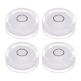 thumbnail image 1 of Unique Bargains 4 Packs Round Bubble Spirit Levels 32x12mm Small Circular Bullseye Level for Camera Tripod Workshop Turntable, White, 1 of 6