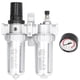 thumbnail image 3 of Kit de manómetro separador de trampa de aceite de agua, regulador de presión de filtro de aire Kit regulador de presión de filtro de aire Kit de manómetro regulador de presión, 3 of 9