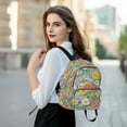 thumbnail image 6 of FORMRS Mini Backpack Purse for Women Travel Daypack Casual Shoulder Bag, Floral Pattern, 6 of 7