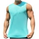 thumbnail image 2 of pstuiky Camisetas sin mangas para hombre, Jersey deportivo informal de cuello redondo de malla de color sólido para hombre, sin mangas, a la moda Tops elegantes para mujer xl, 2 of 6