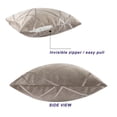 thumbnail image 2 of FloreceBien Funda de Almohada Decorativa para sofá, Funda de Almohada de cojín Grueso para sofá, Almohada Cuadrada de Lujo Gris 2 Juegos -50x50 cm, 2 of 6