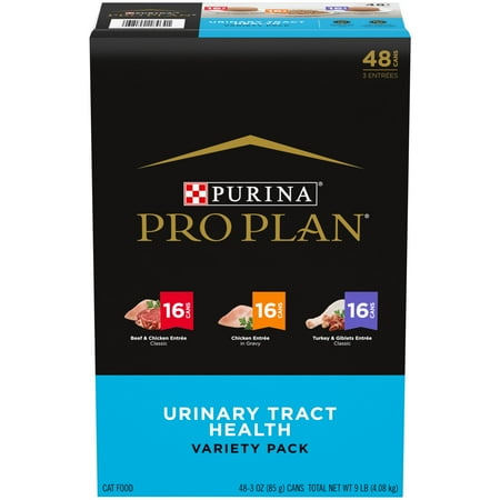 UPC: 0038100184641 | Purina Pro Plan Urinary Tract Cat Food Wet Variety Pack Chicken Beef and Chicken and Turkey and Giblets