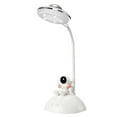 thumbnail image 1 of yeacher 2023 Modern Astronaut Desk Lamp with 4-in-1 Features: Study Light, Projector, Eye Protection, and Pen Holder, White D7 Projection Lamp for Students, 1 of 6