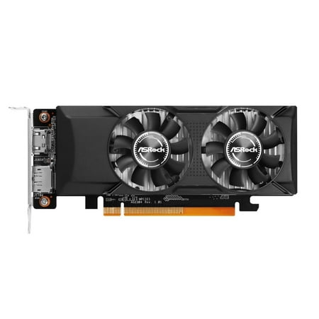ASRock Radeon RX 550 4GB GDDR5 PCI Express 3.0 x8 ATX Video Card RX550 LP 4G