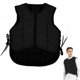 thumbnail image 1 of Retirement Vest Protective Equipment Breathable Shock Absorber Riding Storage Safety Vest For Adults And , Riding Equipment, Black Riding, 1 of 5