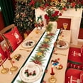 thumbnail image 6 of HYLLai Christmas Table Runner 72x13Inch Waterproof Polyester Holiday Table Flag for Dining Coffee Table Festive Snowflake Print Home Decor (A), 6 of 6