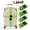 Green, variant on 4 Pack Green Luggage Straps Adjustable Suitcase Belt Connector for Travel Black