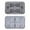 Gray, variant on Reusable Silicone Tray Duck Shape Mold for Ice Popsicles Chocolate Jelly Candy Baking Flexible Nonstick