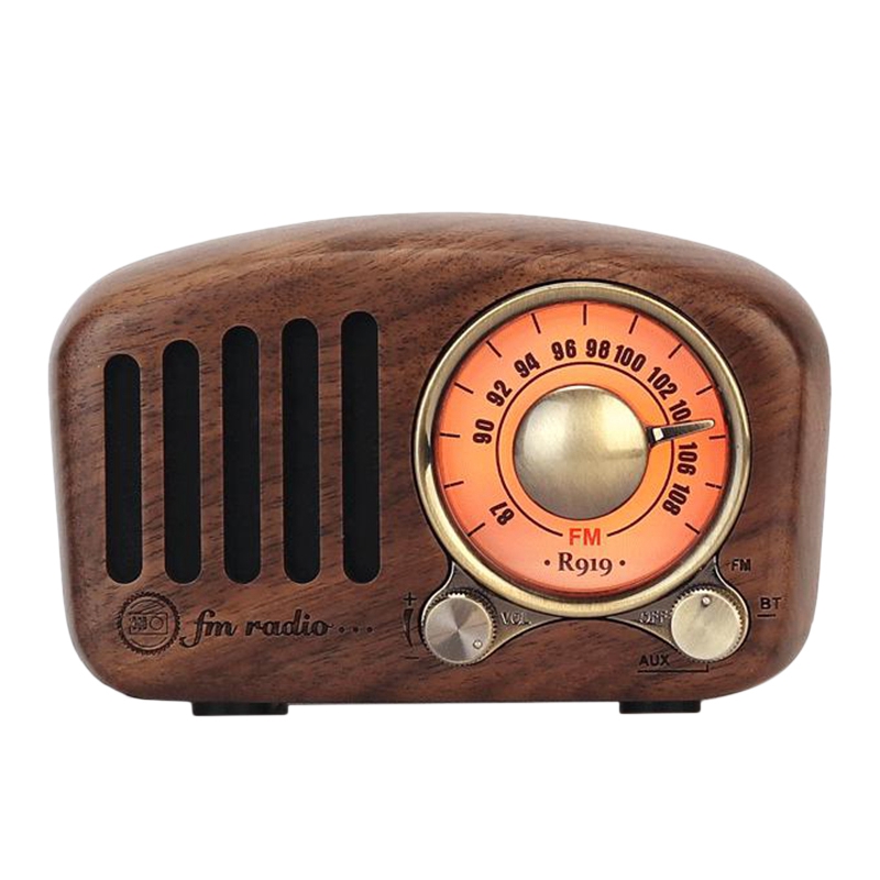 R919 Retro Radio Bluetooth Speaker FM Radio with Old Fashioned Classic
