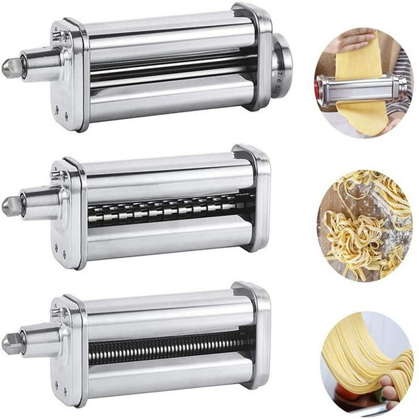 Pasta Maker Attachment 3-In-1 Pasta Roller Cutter Parts Noodles