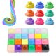 thumbnail image 1 of Kit de caja de arcilla de algodón con nube de 24 colores, 500ml, bricolaje, arcilla de algodón esponjosa no pegajosa, juguete para regalo para niños, niños y niñas, 1 of 7