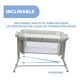 thumbnail image 5 of Chicco Next2Me Magic Evo Colecho Taupé Con Ruedas Balancín gris Grande, 5 of 7