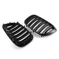thumbnail image 4 of Riwcyla Double Slat Front Kidney Grille Grill Black Replacement for G01 X3 G02 X4 2018,2020 , perfect for daily use, outdoor activities, travel & casual occasions, 4 of 6