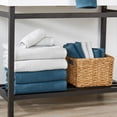 thumbnail image 6 of Great Bay Home Ribbed Terry Quick Dry Towel Set (Hand Towel (4-Pack), Blue), 6 of 6