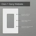 thumbnail image 5 of Lutron Claro Single Gang Designer Wall Plate, 5 of 7