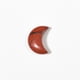 thumbnail image 1 of Xiao Hua 10 piezas de mini piedra cruda de cristal natural rojo de 3 * 2 cm en forma de luna, accesorios de piedra natural, colgante, decoración, bricolaje, accesorios de regalo, 1 of 5