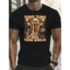 thumbnail image 1 of Men'S Funny Baseball Bat T-Shirt - "Tung Tung Tung Sahur" Cartoon Design, Black Short Sleeve Crew Neck, Casual Summer Tee for Adults, Humorous Gift Idea, 1 of 6