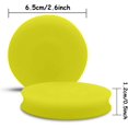 thumbnail image 2 of Mini Frisbee, 3pcs Silicone Frisbee, Creative Handheld Ufo, Small Frisbee, Dog Toy Silicone Bite Resistant Frisbee, Perfect Fun For Adults, Children, Sports, Games & Outdoor - Yellow, 2 of 6