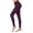 Purple, variant on Halloween Leggings for Women Elastic High Waist Funny Pumpkin Ghost Print Tights Pants Workout Yoga Pants