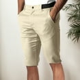 thumbnail image 2 of Men's Stretch Casual Shorts Lightweight Comfortable 5-Inch Inseam Breathable for Outdoor Hiking Workout and Daily Wear Pants for Men 2025 Summer Casual Loose Fit, 2 of 5