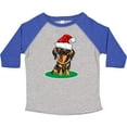 thumbnail image 3 of Inktastic Christmas Dachshund Dog Santa Boys or Girls Toddler T-Shirt, 3 of 5
