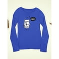 thumbnail image 3 of I Am Cool Doodle Owl Long Sleeve Toddler -Image by Shutterstock,  5 Toddler, 3 of 4