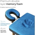 thumbnail image 4 of Luxton Home Memory Foam Massage Table with Rolling Carrying Bag, Washable Sheets and more - Thicker and Wider Portable Massage Bed - Professional Ergonomic Folding Spa Bed with Adjustable Height, 4 of 10