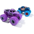 thumbnail image 3 of Monster Jam, Marvel Official Captain America Vs. Black Panther Die-Cast Monster Trucks, 1:64 Scale, Kids Toys for Boys and Girls Ages 3 and up, 3 of 6
