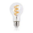 thumbnail image 3 of Better Homes & Gardens A19 LED Vintage Light Bulbs, 4.5W (40W Equivalent), E26 Base, Spiral Filament, Clear Glass, 2-Pack, 3 of 11